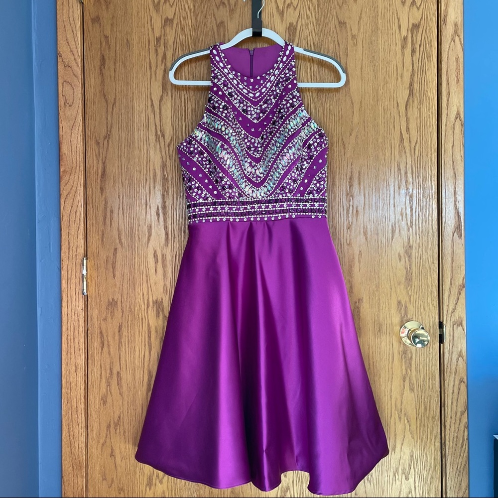Purple Homecoming dress